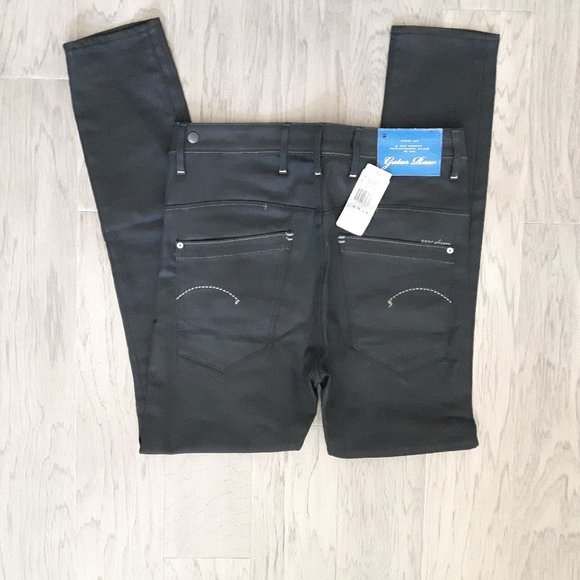 G-Star Raw Jeans Women Low Loose Tapered Fit Size 28 Length 32 Wax Denim - Picture 5 of 16